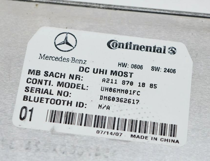 MERCEDES-BENZ Sprinter 2 generation (906) (2006-2018) Bluetooth Control Unit A2118701885,UH06MM01FC 13345975