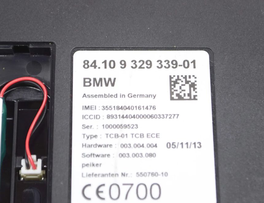 BMW 4 Series F32/F33/F36 (2013-2020) Bluetooth Control Unit 9329339,9297787 13850878