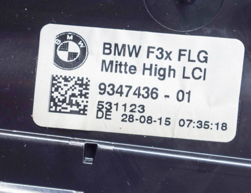 BMW 3 Series F30/F31 (2011-2020) Paneļa apdares vairogs 9354344,9347436 14552720