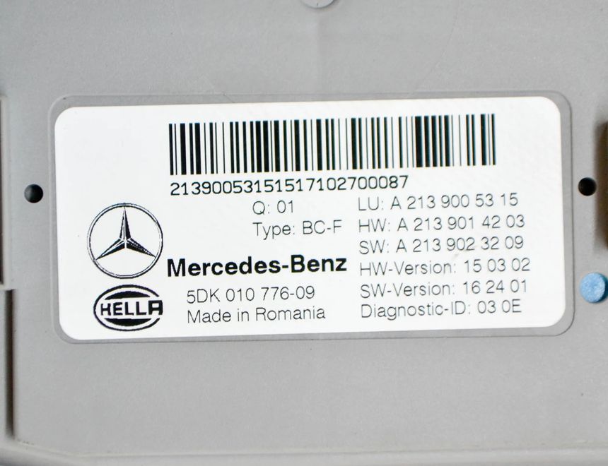 MERCEDES-BENZ E-Class W213/S213/C238/A238 (2016-2024) Comfort Control Unit A2139005315,2139005315,A2139023209,A2139014203,5DK010776 14984365
