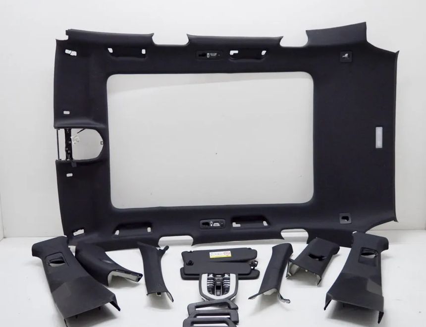 PORSCHE Cayenne 3 generation (2017-2023) Black Roof Liner Set 7PP959551GG,7PP959728A,7PP035711A,7P5867240,7P5867242,7P5867233A,7PP919211F,7P6867240,7P5867501LN,7P5867501 17078776