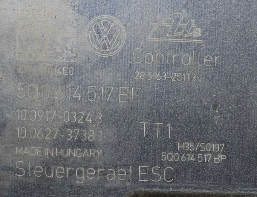VOLKSWAGEN Tiguan 2 generation (2016-2024) ABS Bloks 100220-16554,5Q0614517BP,100627-37381,5Q0614517EF,100917-03243 17173014