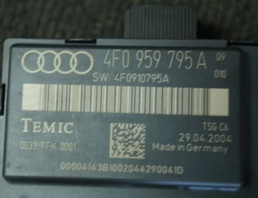 AUDI A6 C6/4F (2004-2011) Rear Left Door Control Unit 4F0959795A 1876300