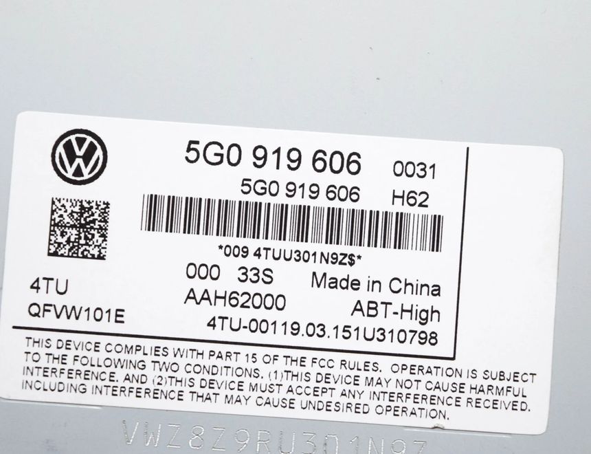 VOLKSWAGEN Passat B8 (2014-2023) Navigation Display 5G0919606 20414038