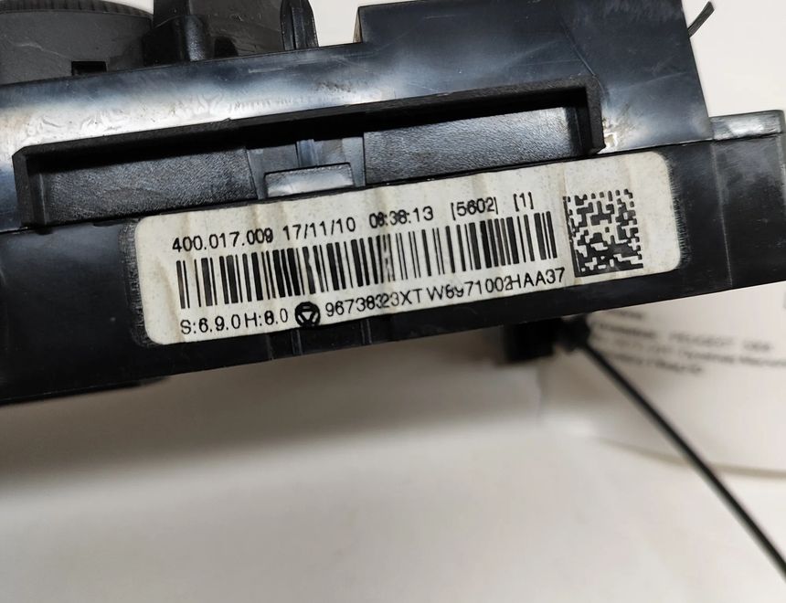 PEUGEOT 5008 1 generation (2009-2016) Climate  Control Unit 400.017.009,96738323XT 22786811
