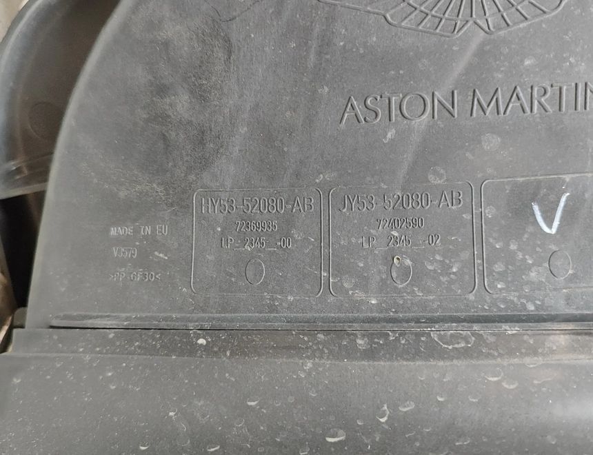 ASTON MARTIN DB11 1 generation (2016-2023) Air Filter Box HY53-52080-AB,JY53-52080-A,A0009055906,0261230507 25938666