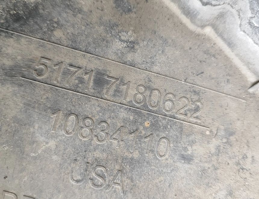 BMW X6 F16 (2014-2020) Priekšējā labā paspārņa aizmugurējā daļa 7180622 26412757