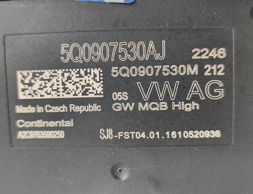 VOLKSWAGEN Golf R 7 generation (2013-2019) Gateway Control Unit 5Q0907530AJ,5Q0907530M,A2C9763590250 27803396
