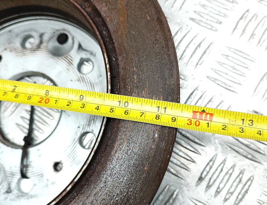 TOYOTA Hiace H50/H60/H70/H80/H90 (1982-2007) Aizmugurējais labais bremžu disks 42431-26160 28215574