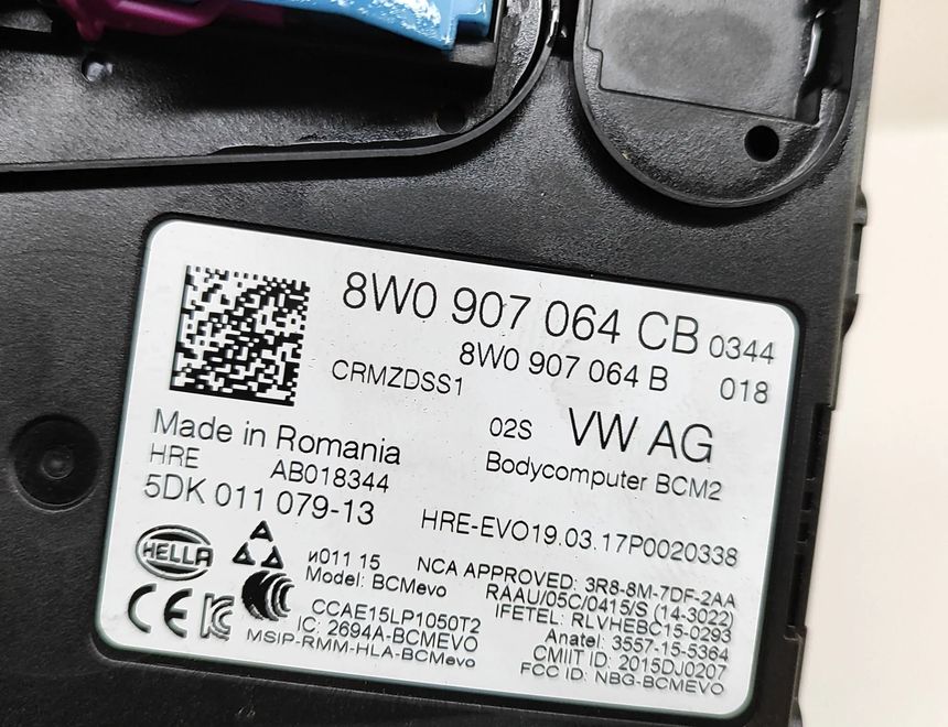 AUDI A4 allroad B9 (2016-2024) Komforta vadības bloks 8W0907064CB,8W0907064B,5DK011079 28843493