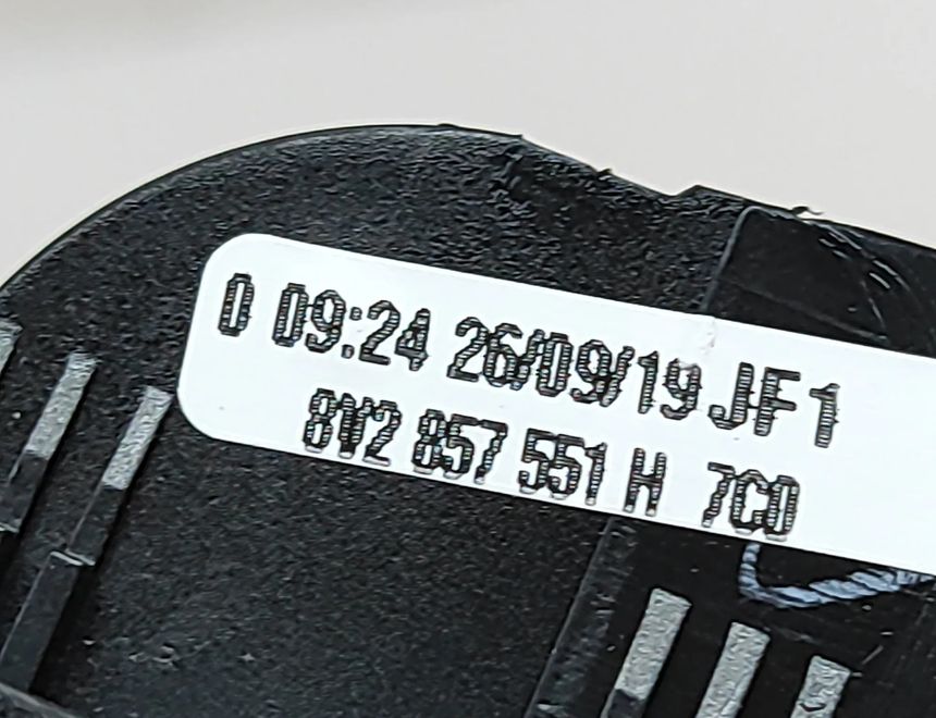 AUDI A3 8Y (2020-2024) Left Side Sun Visor 8V2857551H 29312257