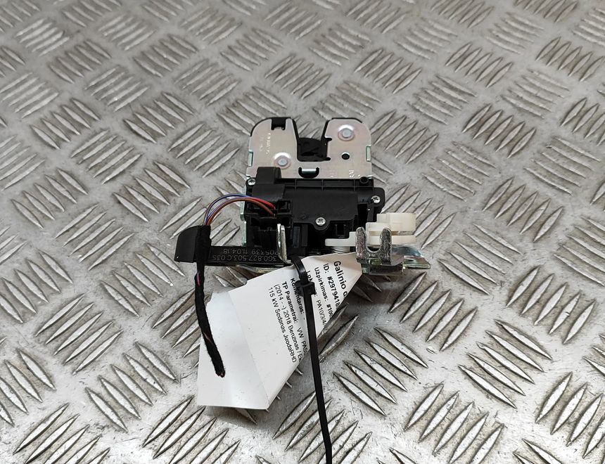 VOLKSWAGEN Passat B8 (2014-2023) Aizmugurējā bagāžnieka slēdzene 3G0827503C 29794189