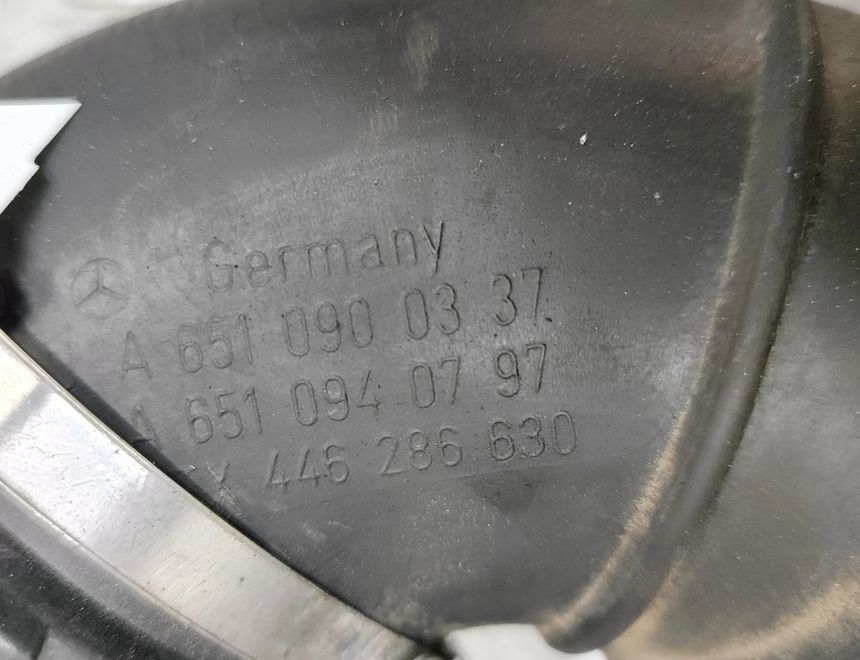 MERCEDES-BENZ E-Class W212/S212/C207/A207 (2009-2016) Gaisa ieplūdes caurule A6510900337,A6510940797 30290959