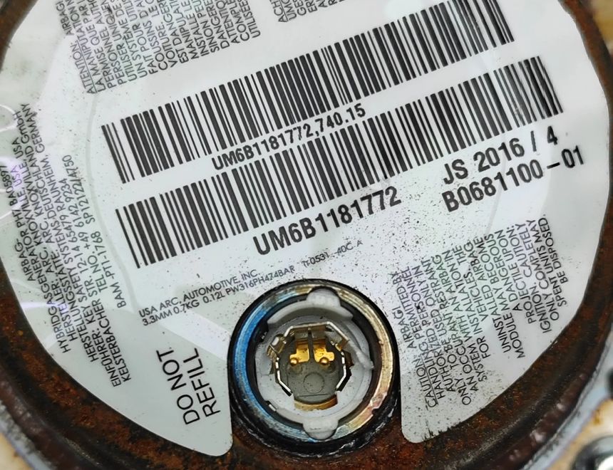 VOLKSWAGEN Golf 7 generation (2012-2024) Подушка безопасности панель салона 8V0880204E 30293176