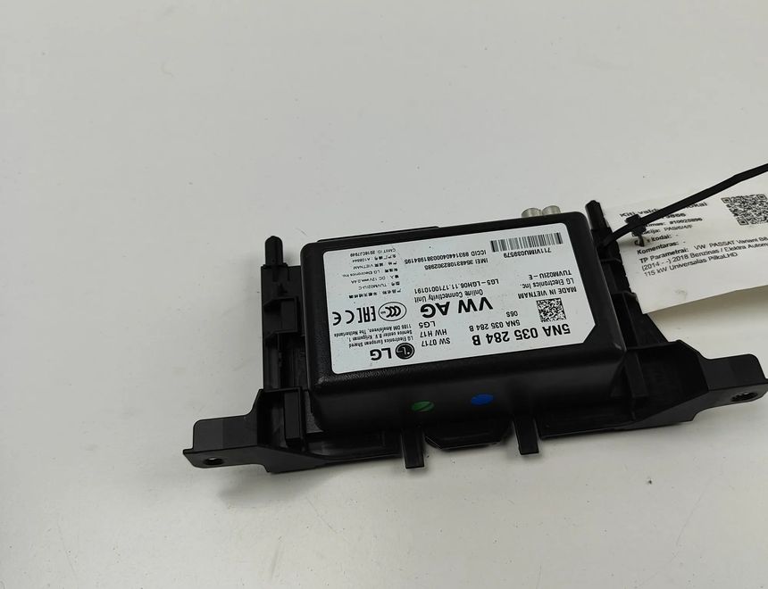 VOLKSWAGEN Passat B8 (2014-2023) Блок управления Bluetooth 5NA035284B 30479866