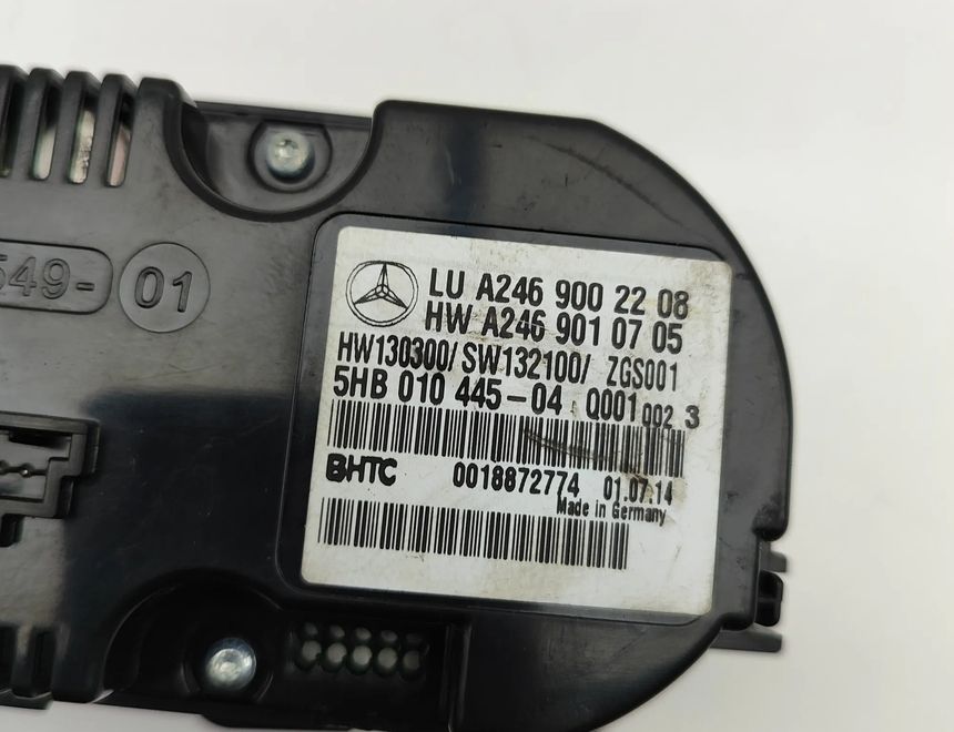 MERCEDES-BENZ A-Class W176 (2012-2018) Klimata kontroles modulis A2469002208,A2469010705,5HB010445-04 31382890