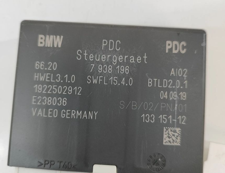 BMW X2 F39 (2017-2023) PDC Parking Distance Control Unit 7938196 31798110