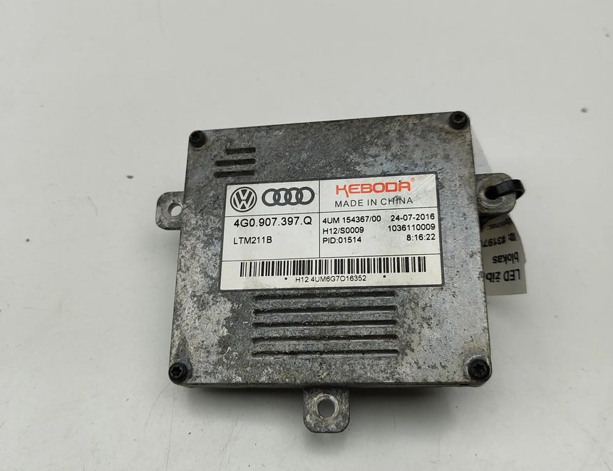 AUDI A6 C7/4G (2010-2020) LED lukturu vadības bloks 4G0907397Q 31978475