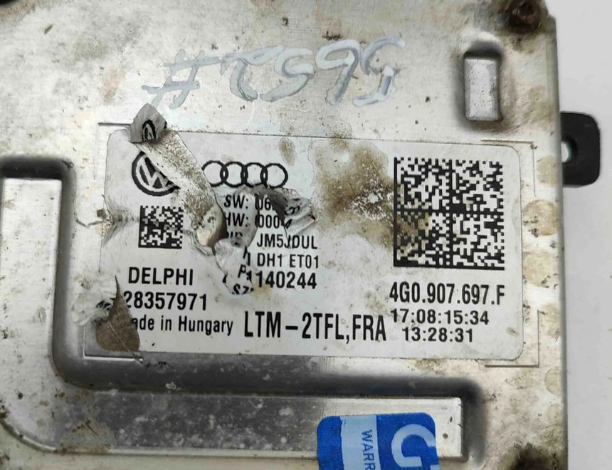 AUDI A7 C7/4G (2010-2020) LED Lights Control Unit 4G0907697F,28357971 32398084