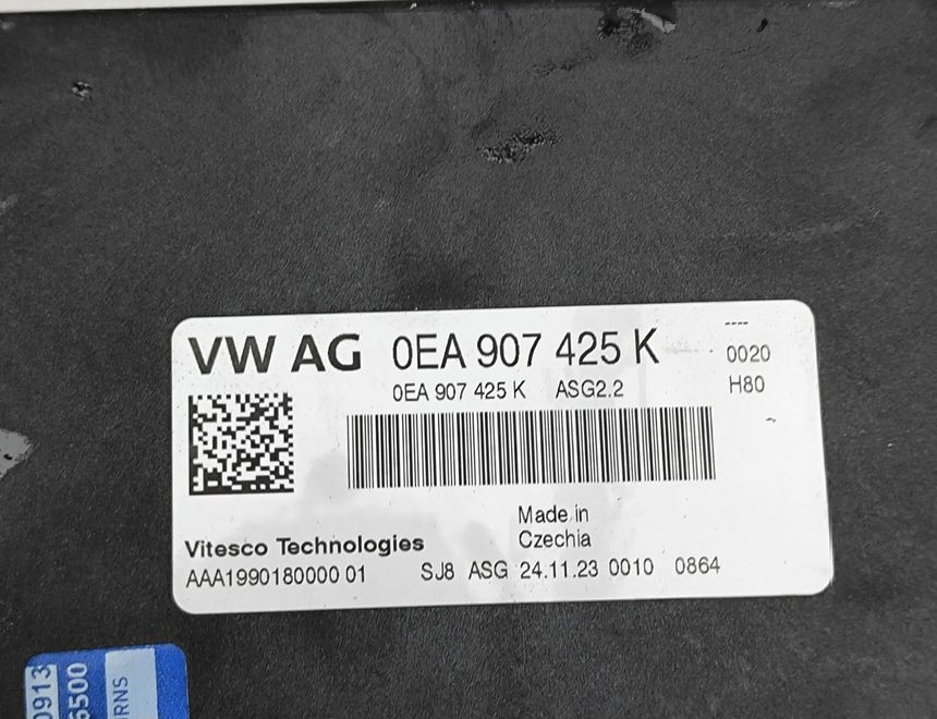 SKODA Enyaq 1 generation (2020-2023) Motora vadības bloks 0EA907425K 32699329