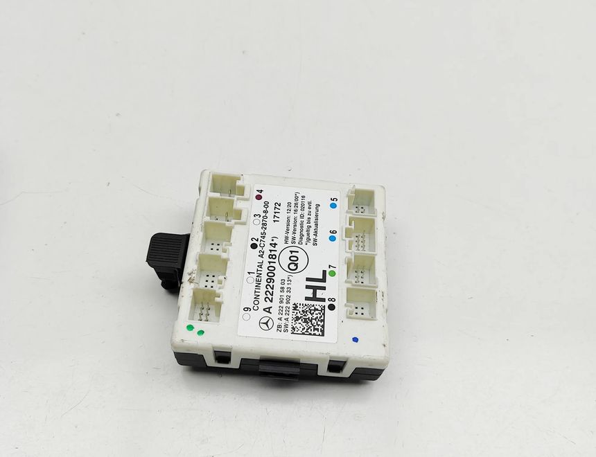 MERCEDES-BENZ C-Class W205/S205/C205 (2014-2023) Блок управления дверей левый задний A2229001814,A2229015803,A2229023313,A2C7452870800 32966158