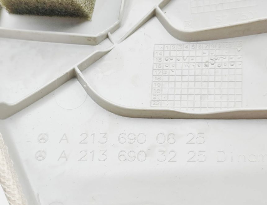 MERCEDES-BENZ E-Class W213/S213/C238/A238 (2016-2024) Priekšējā labā statnes apdare A2136900625,A2136903225 33013507