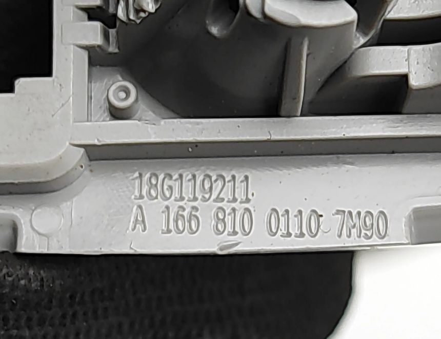 MERCEDES-BENZ M-Class W166 (2011-2015) Left Side Sun Visor A1668100110 33069785