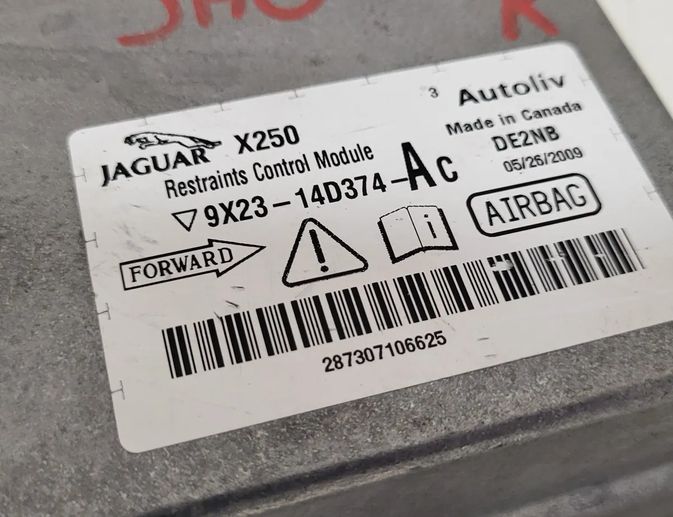 JAGUAR XF 1 generation  (2011-2016) Блок SRS 9X2314D374AC 29441087