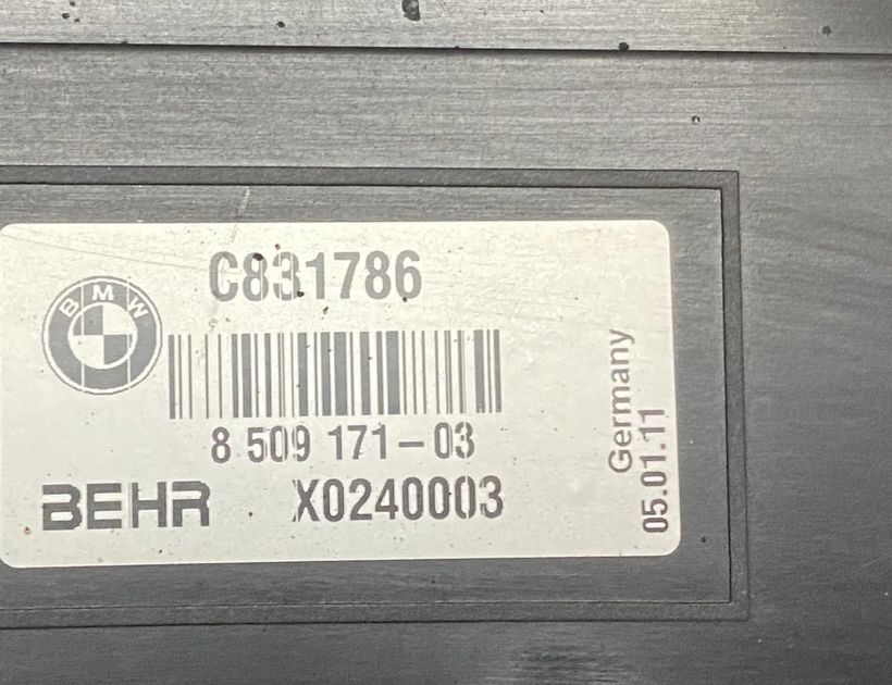 BMW 5 Series F10/F11 (2009-2017) Cooling Parts 850917103 17065633