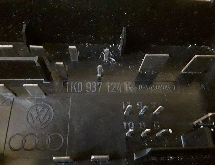 VOLKSWAGEN Golf 6 generation (2008-2015) Komforta vadības bloks 1K0937124K,014189861 25453828