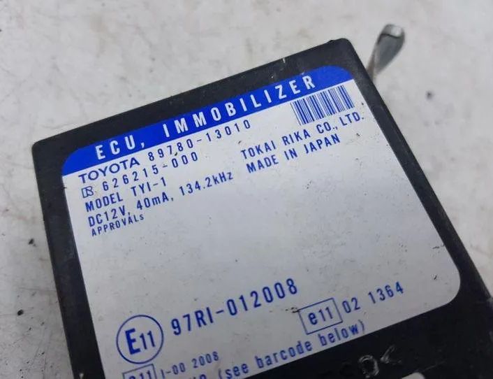 TOYOTA Corolla Verso 1 generation (2001-2009) Блок управления иммобилайзера 8978013010,626215000 25480378