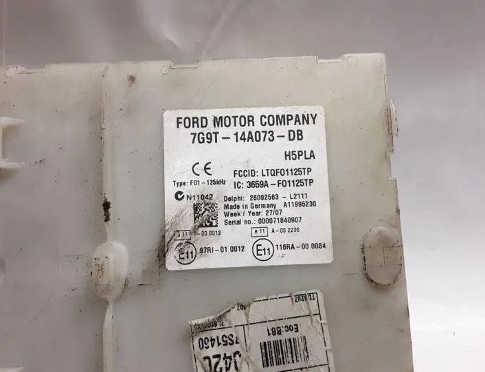 FORD Mondeo 4 generation (2007-2015) Komforta vadības bloks 7G9T14A073DB,3659AF01125TP,LTQF01125TP 25488840