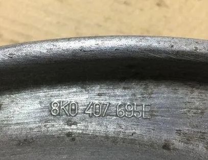 AUDI A5 8T (2007-2016) Priekšējā kreisā taisnā ķega / ričags 8K0407695E 21501730