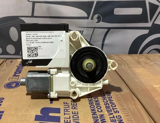 VOLKSWAGEN Golf 5 generation (2003-2009) Front Right Door Window Regulator 1K0959702K,5M1837402B 28598049