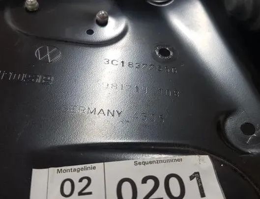 VOLKSWAGEN Passat B6 (2005-2010) Front Left Door Window Regulator 3C1837755G,1K0959793G 27106328