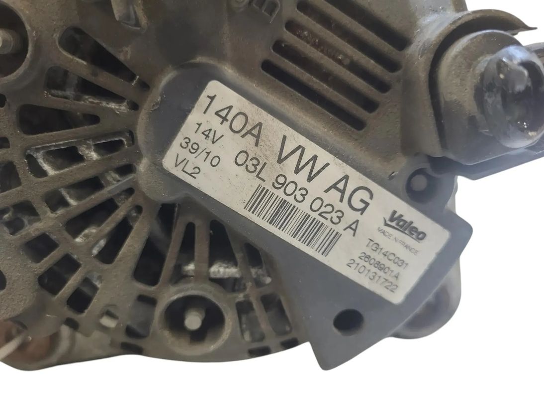 VOLKSWAGEN Golf 6 generation (2008-2015) Ģenerators 03L903023A 27881309