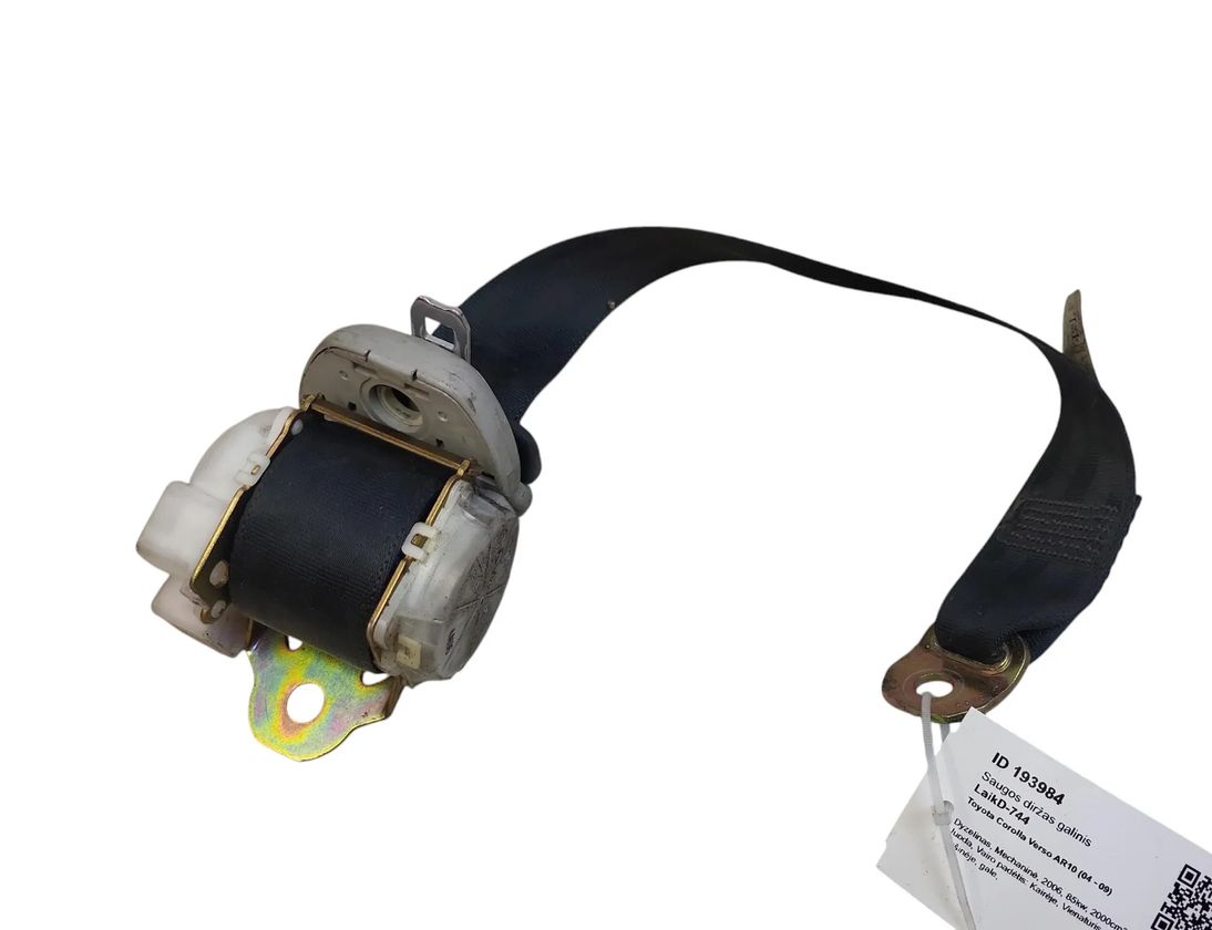 TOYOTA Corolla Verso 1 generation (2001-2009) Ремень безопасности задний правый 7L1550 28344636