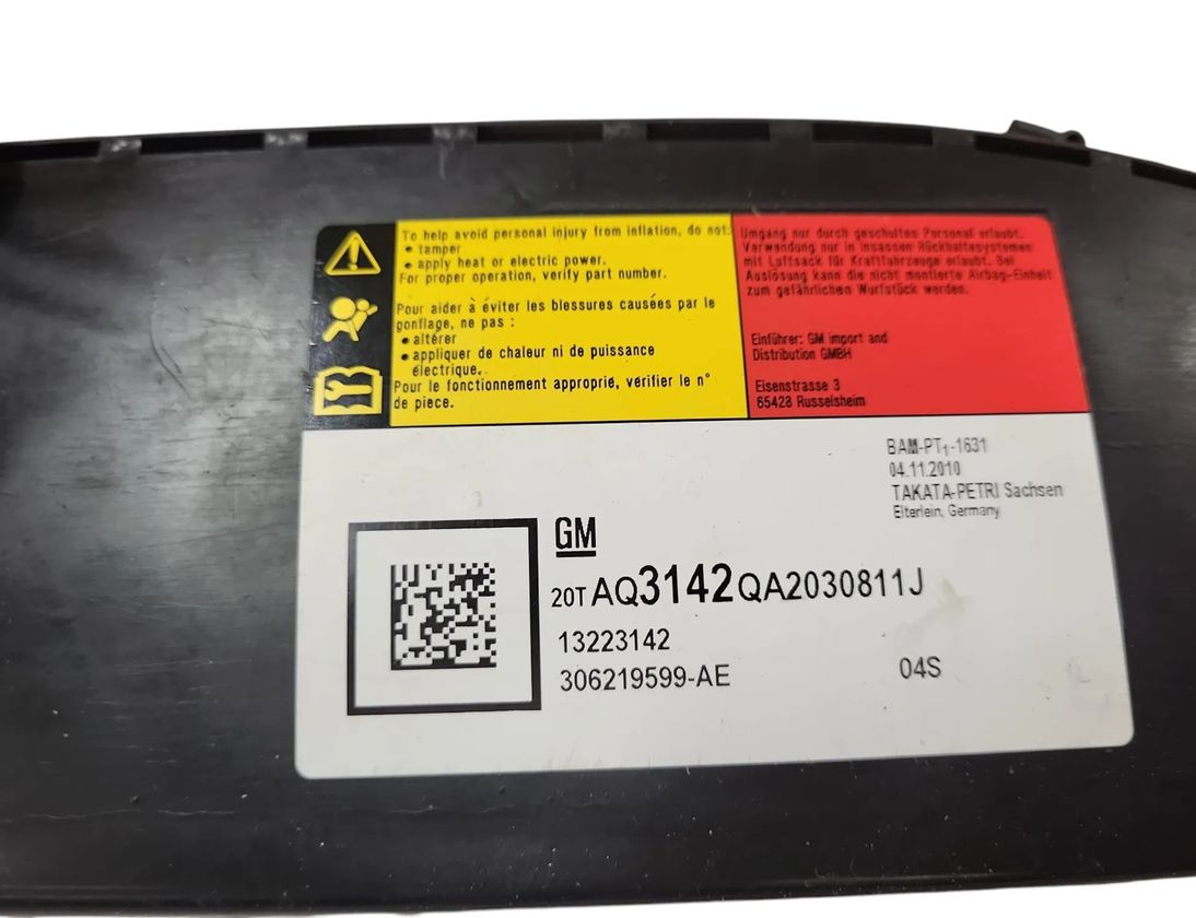 OPEL Insignia A (2008-2016) SRS переднего левого сиденья 13323142 28593706