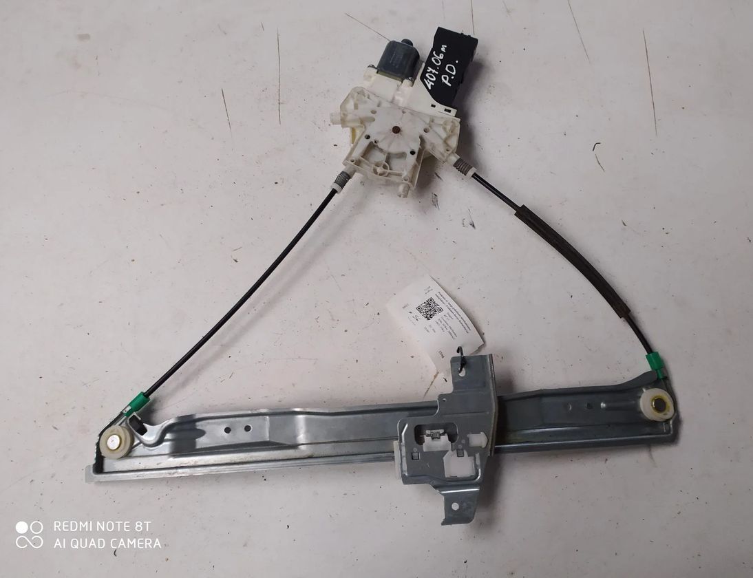 PEUGEOT 407 1 generation (2004-2010) Стеклоподъемник передней правой двери 9663036580 28605718