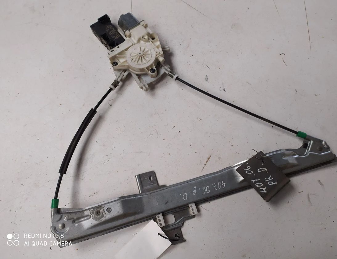 PEUGEOT 407 1 generation (2004-2010) Front Right Door Window Regulator 9646594480 28605841