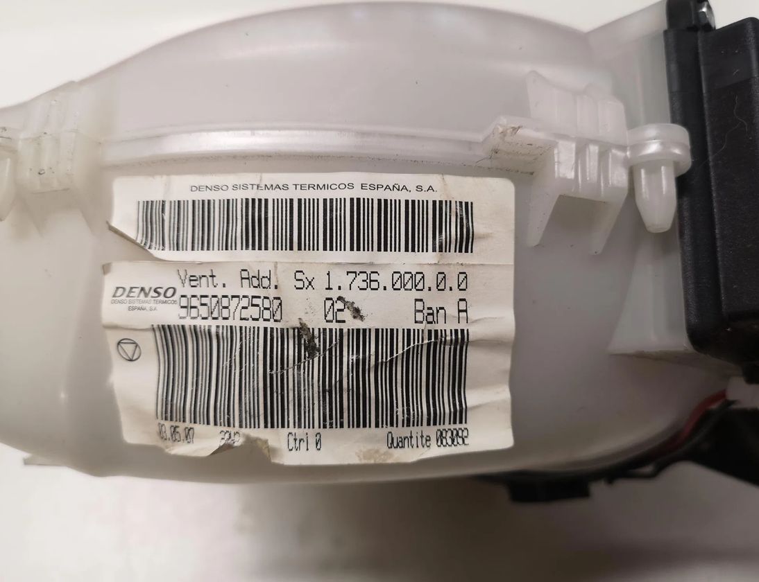 CITROËN C4 Picasso 1 generation (2006-2013) Interior Heater 9650872580 28646677