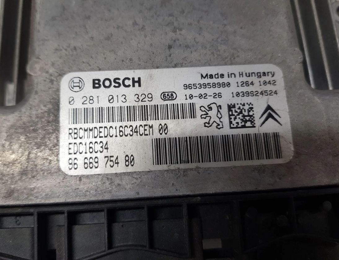 CITROËN Berlingo 2 generation (2008-2023) Motora vadības bloks 0281013329 28707976