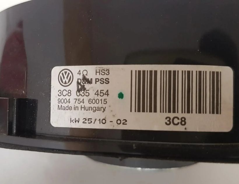 VOLKSWAGEN Passat B6 (2005-2010) Priekšējo kreiso durvju skaļrunis 3C8035454 28775133