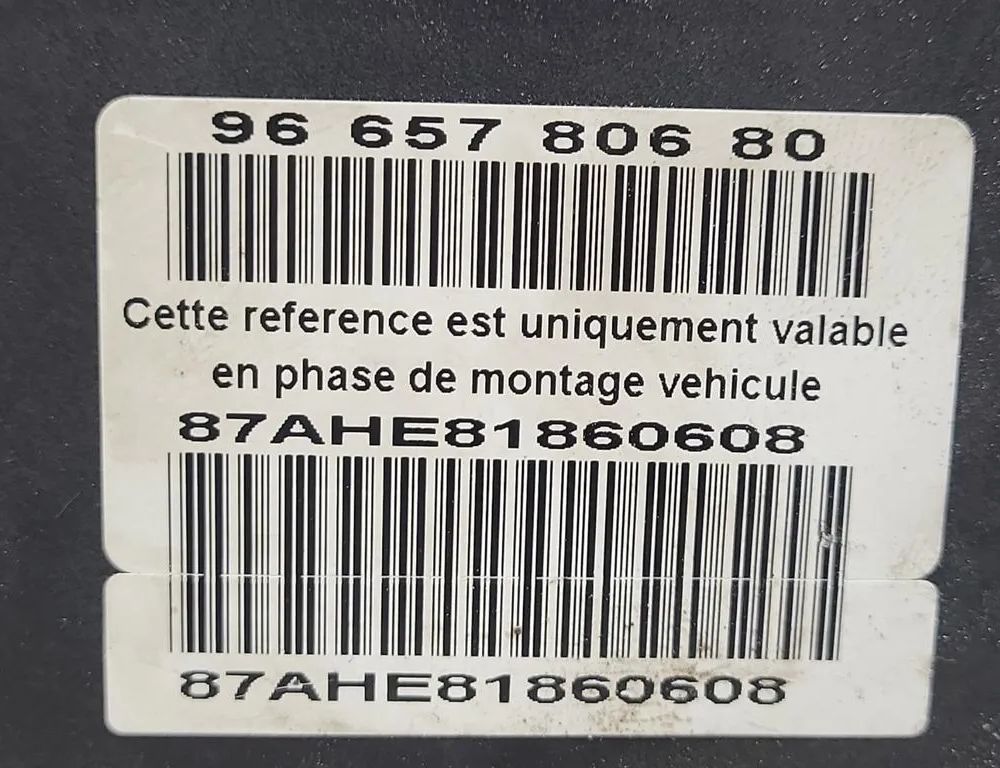 CITROËN C4 Picasso 1 generation (2006-2013) ABS Bloks 9665780680 32786920