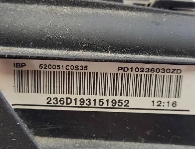 CITROËN C5 2 generation (2008-2017) Ceļu drošības spilvens 96824626ZD 32823449