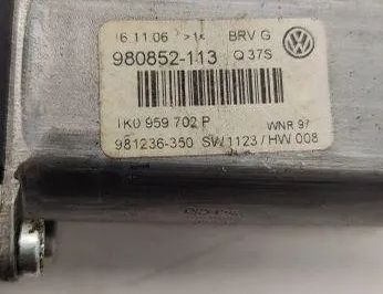 VOLKSWAGEN Passat B7 (2010-2015) Priekšējo kreiso durvju logu pacēlāja motorīts 1k0959702p 30539574