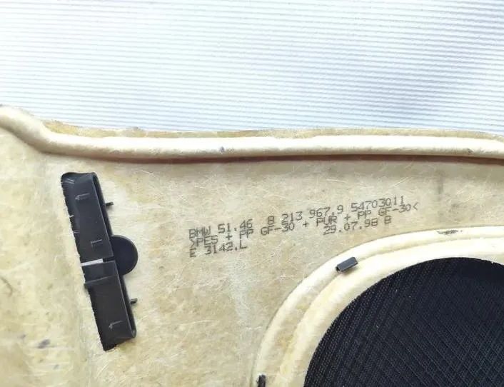 BMW 3 Series E46 (1997-2006) Rear Parcel Shelf 54703011,8213967 27176576