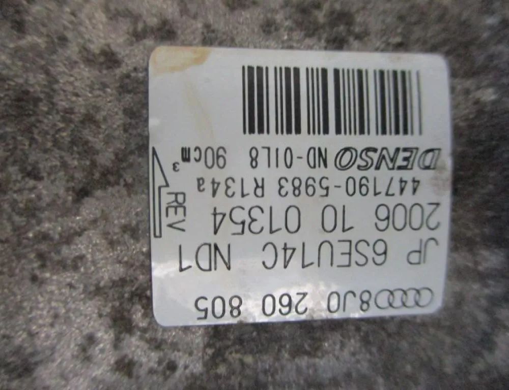 VOLKSWAGEN Golf Plus 1 generation (2004-2009) Gaisa kondicionēšanas sūknis 8J0260805 24838900