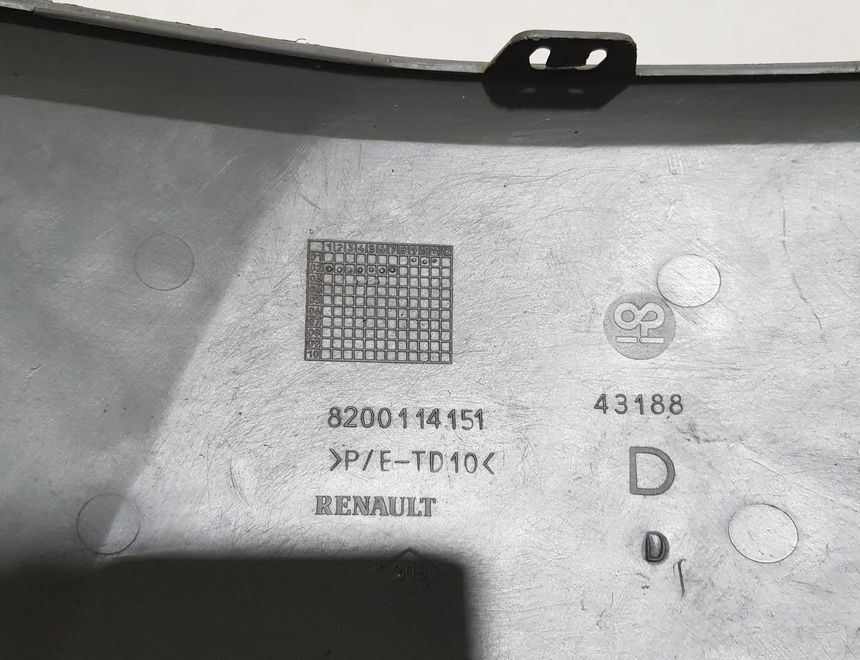 RENAULT Megane 2 generation (2002-2012) Front Bumper Right Corner 8200114151 32820399
