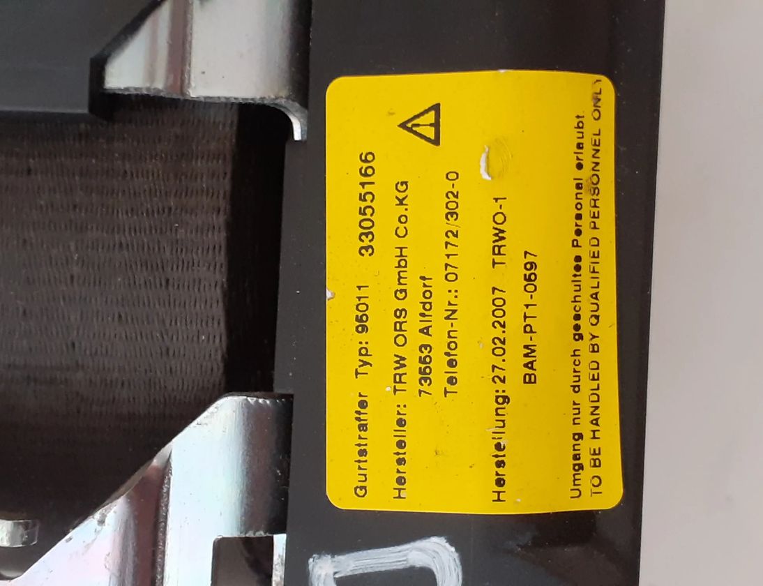 ALFA ROMEO Brera 1 generation (2005-2020) Ремень безопасности передний правый bam-pt1-0597,33055166 13569310